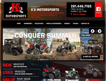 Tablet Screenshot of ksmotorsports.com